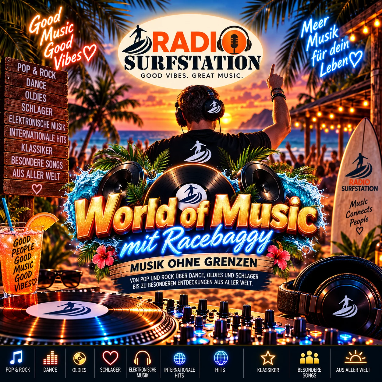 World of Music mit Racebaggy