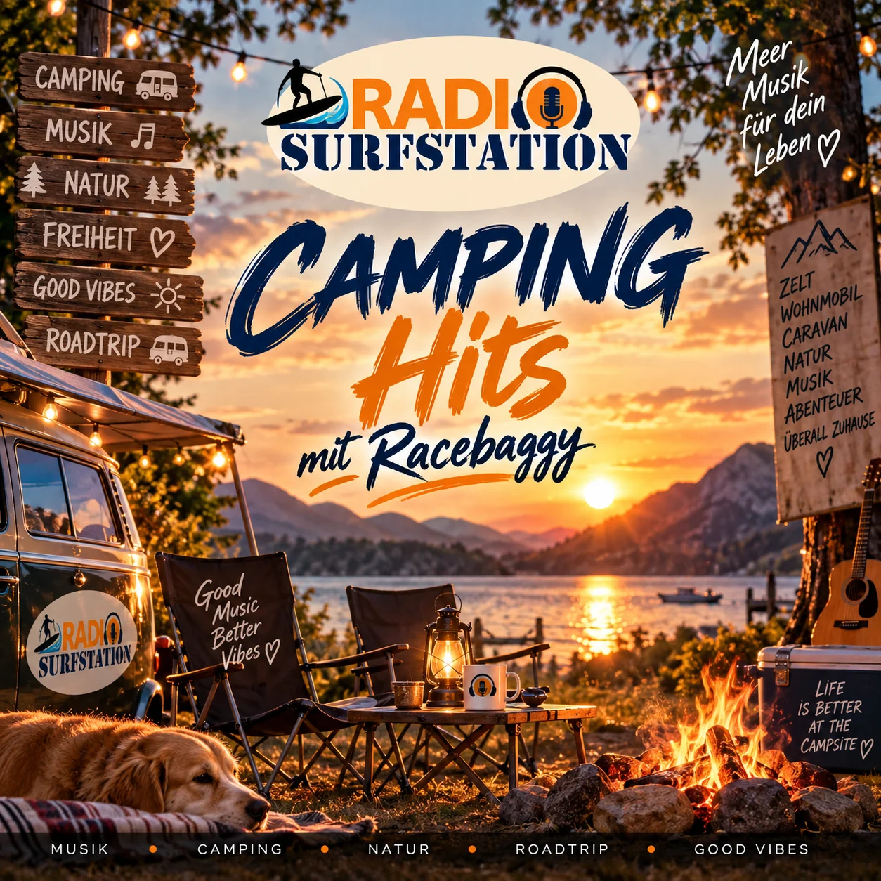 Camping Hits mit Racebaggy
